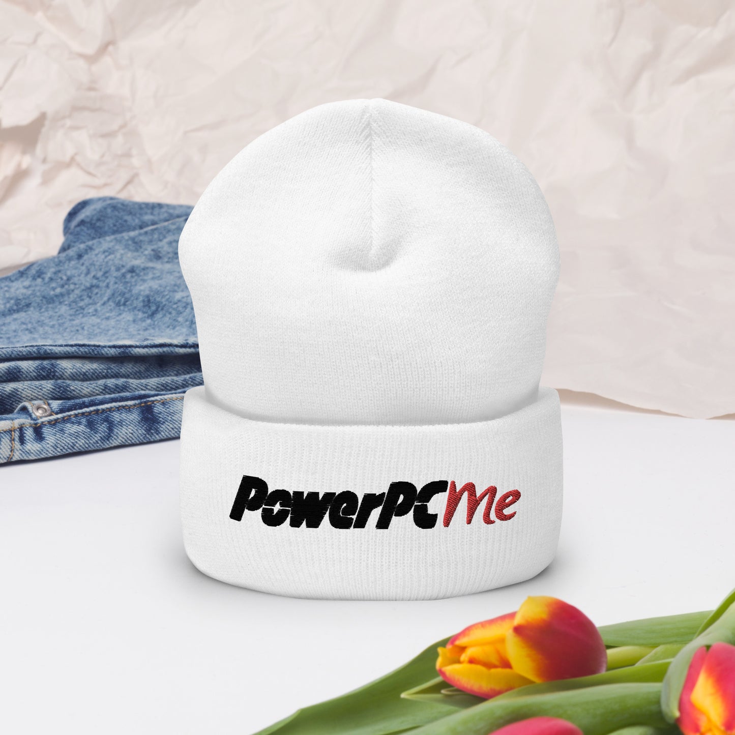Cuffed PowerPCME Logo Beanie