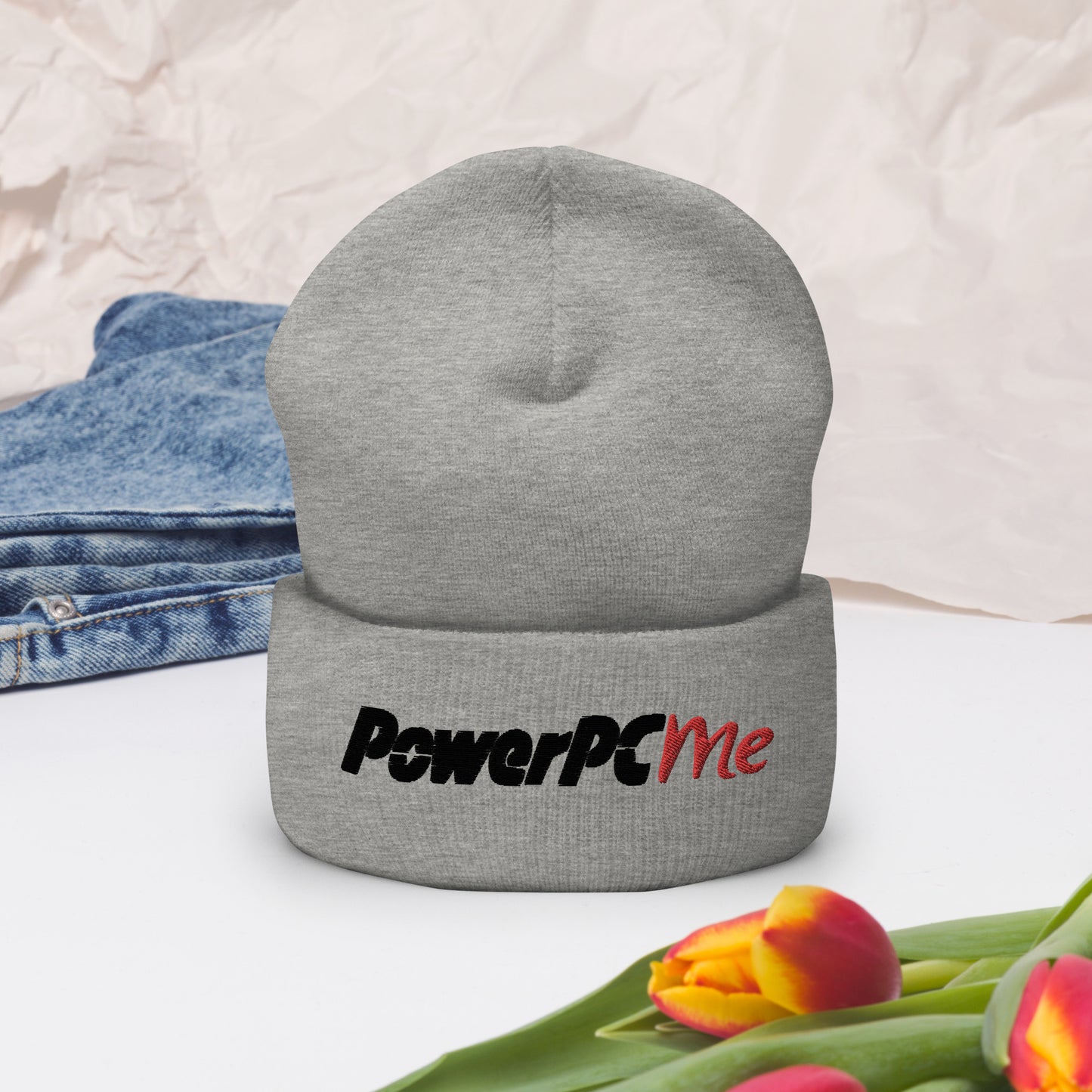 Cuffed PowerPCME Logo Beanie